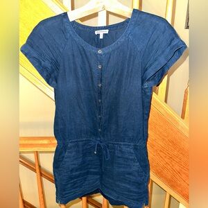 Linen romper, almost new condition, juicy couture